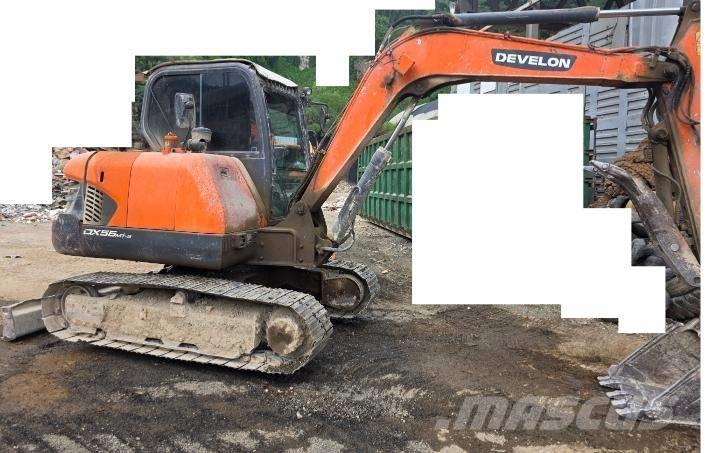 Doosan DX 55 Miniekskavaatorid < 7 t