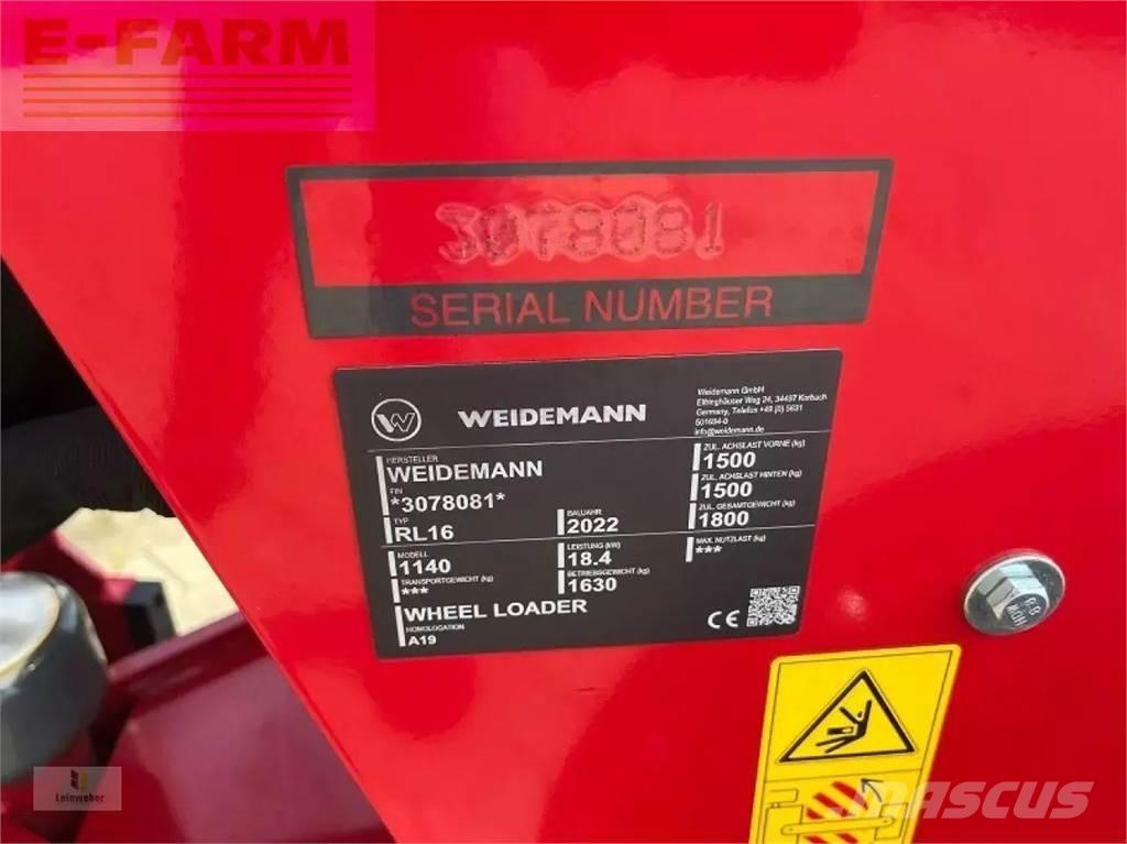 Weidemann 1140 Rataslaadurid