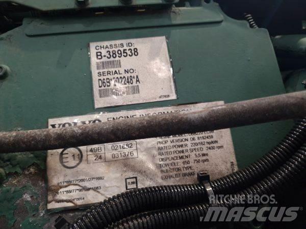 Volvo D6B220 EC09 Mootorid