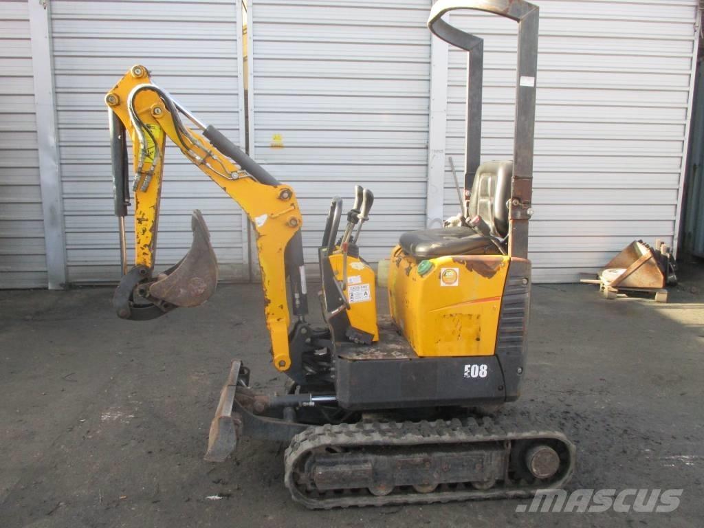 Bobcat E 08 Miniekskavaatorid < 7 t