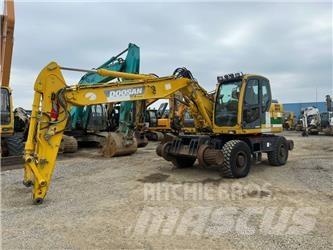 Doosan DX 160 WR Ratasekskavaatorid