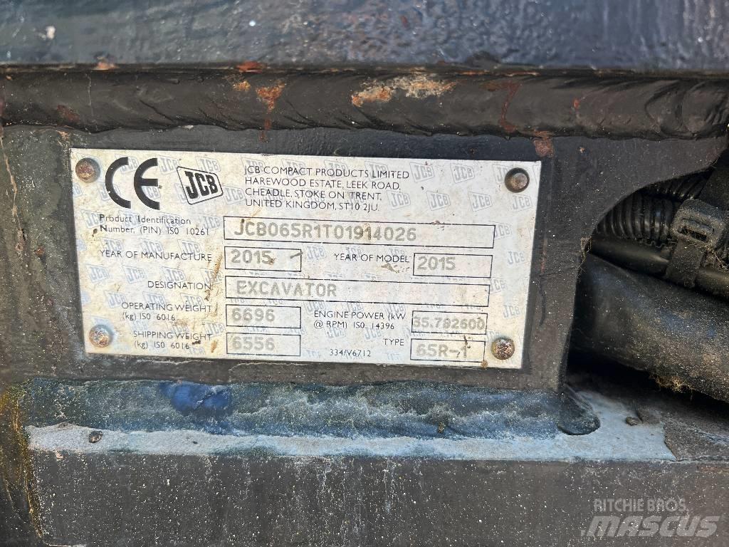 JCB 65 R-1 Miniekskavaatorid < 7 t