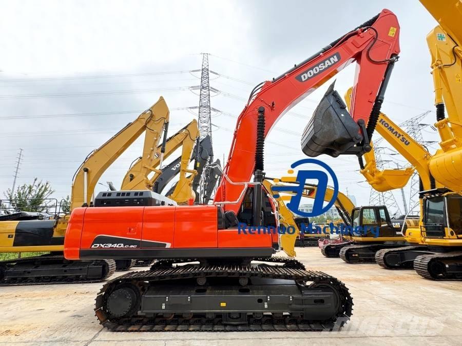 Doosan DX 340 Roomikekskavaatorid