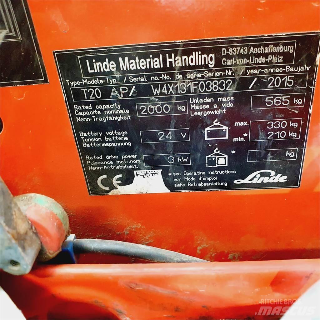 Linde T20AP kurz Elektriline alusesiirdaja
