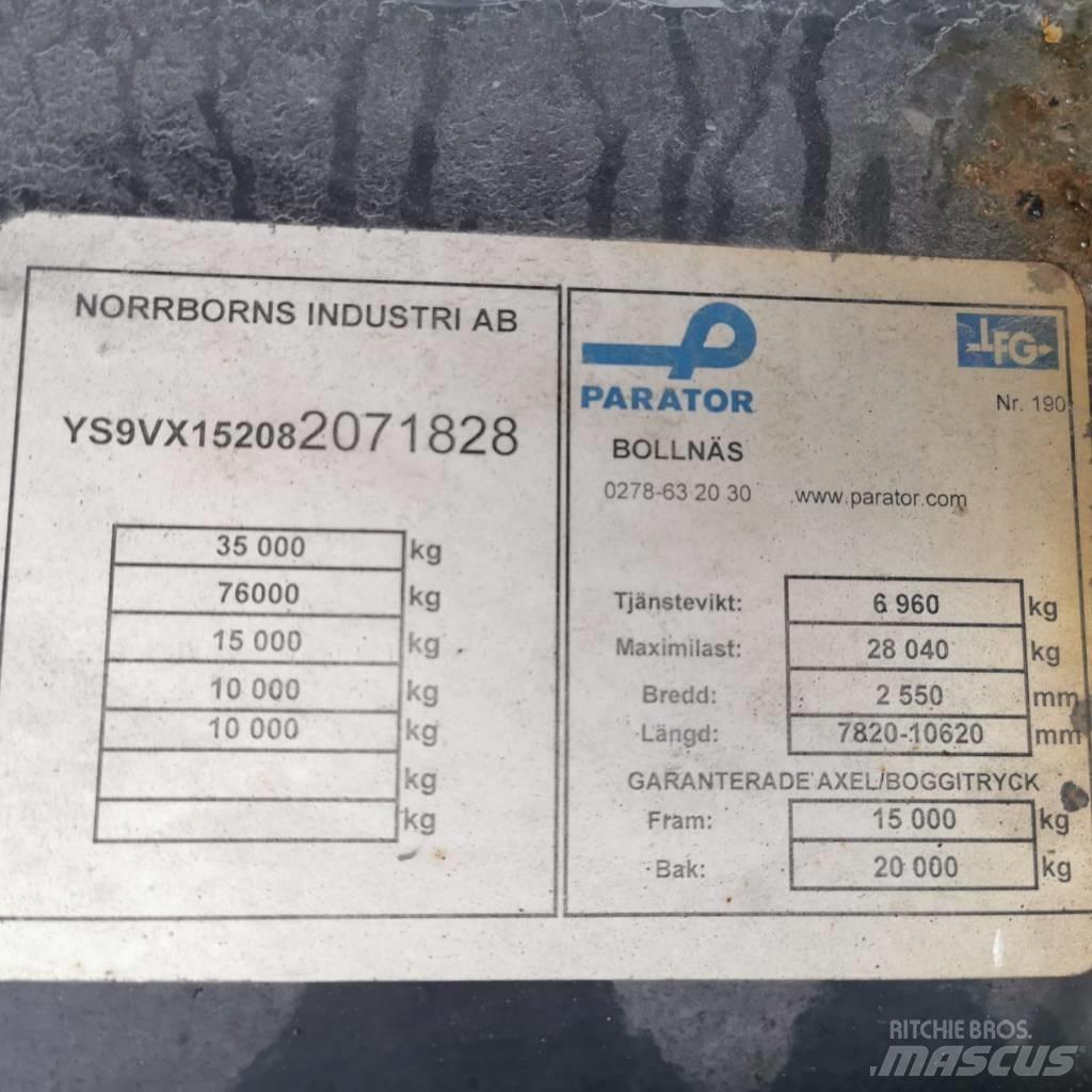 Parator VX 15-20 Furgoonhaagised