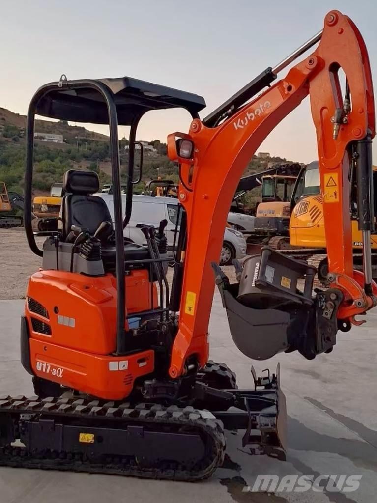Kubota U17-3a Miniekskavaatorid < 7 t