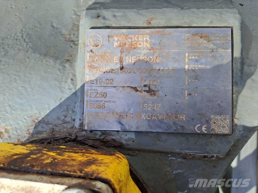 Wacker Neuson EZ50 Roomikekskavaatorid