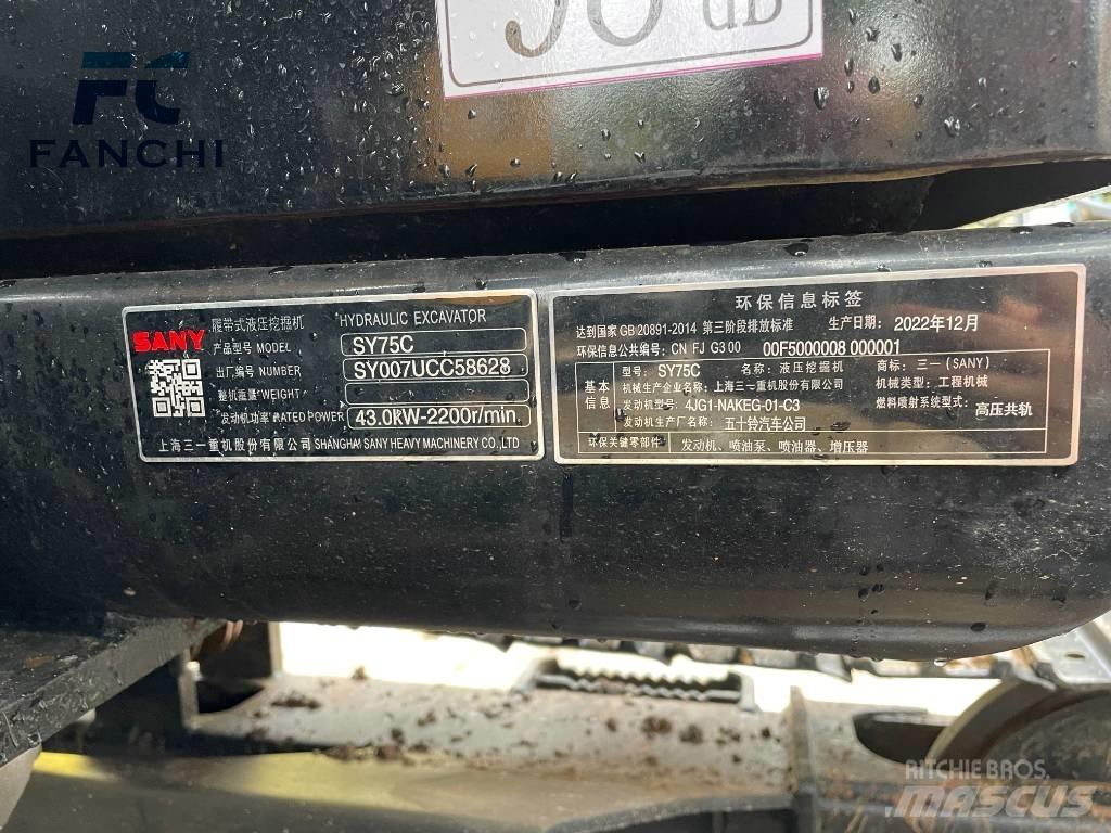 Sany SY 75 C pro Väikeekskavaatorid 7t-12t