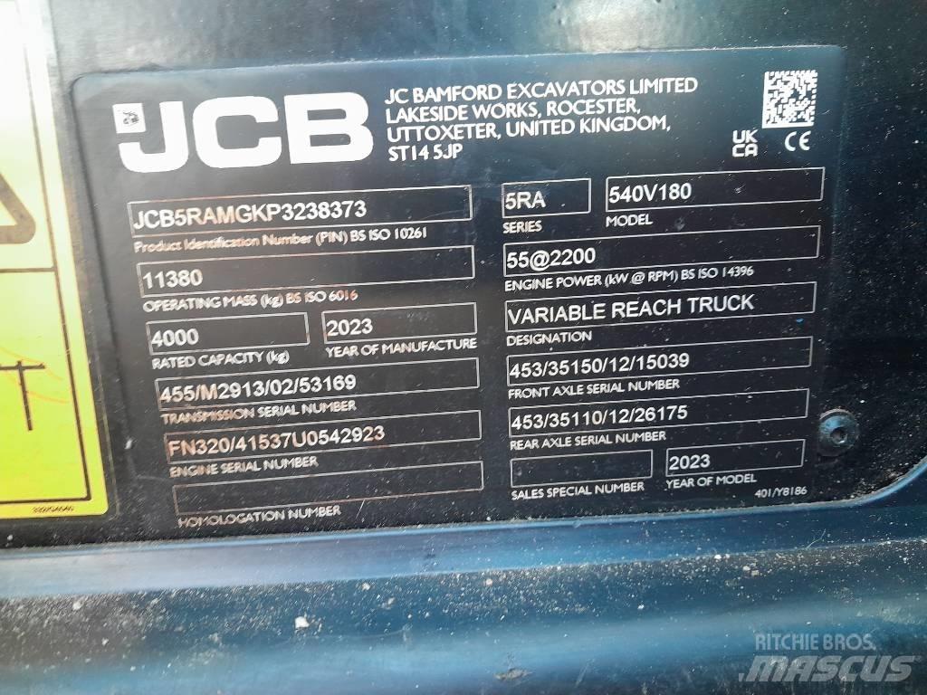 JCB 540.180 Teleskooplaadurid