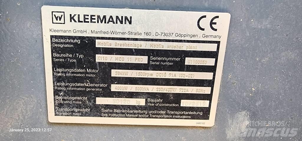 Kleemann MCO 11 PRO Purustid