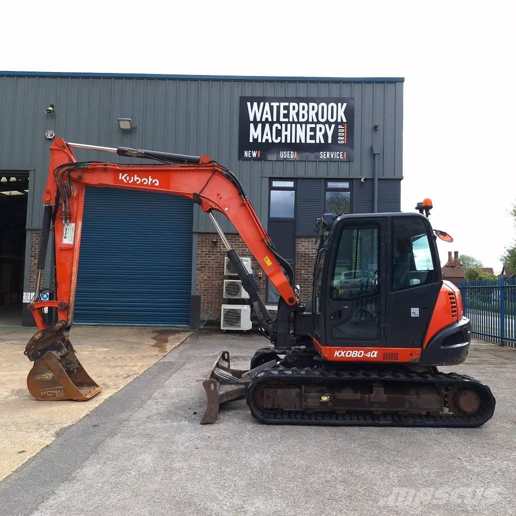 Kubota KX 080-4 Väikeekskavaatorid 7t-12t