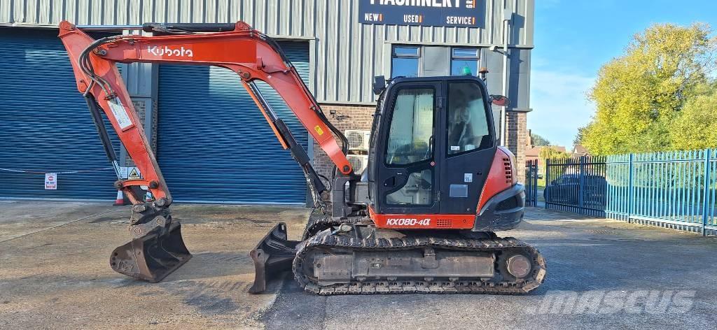 Kubota KX 080-4 Väikeekskavaatorid 7t-12t