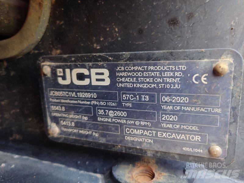 JCB 57 C-1 Miniekskavaatorid < 7 t
