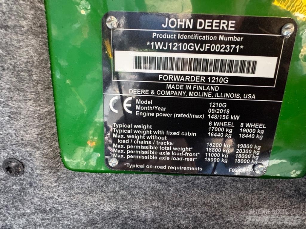 John Deere 1210 G Forwarderid