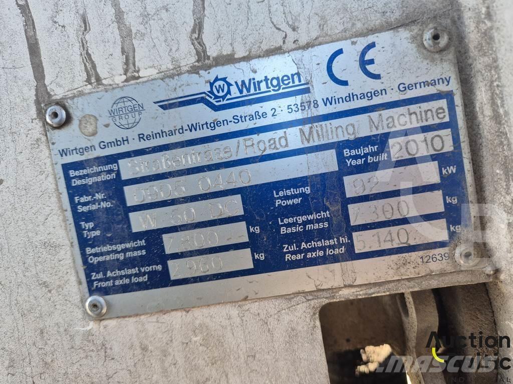 Wirtgen W50DC Asfaldi külmfreesimise masinad