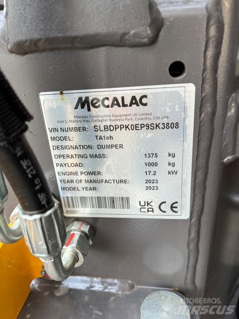 Mecalac TA 1 EH Liigendraamiga pinnaseveokid