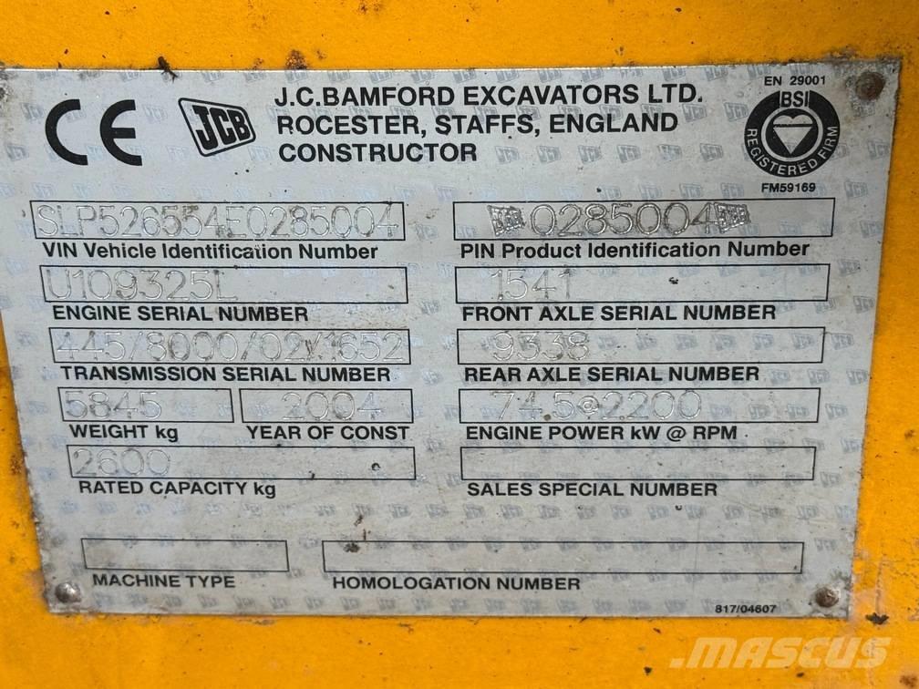 JCB 526 S Teleskooplaadurid