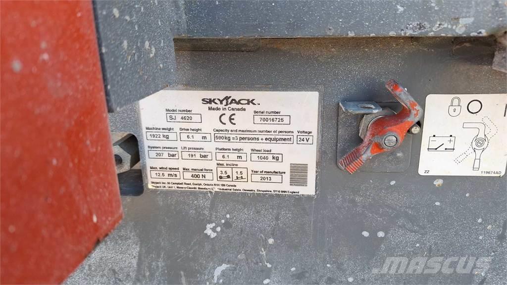 SkyJack SJIII4620 Käärtõstukid