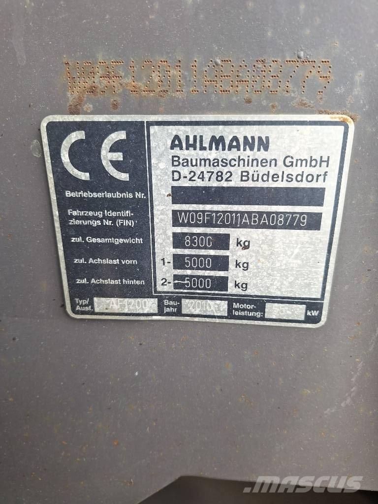 Ahlmann AF 1200 Rataslaadurid