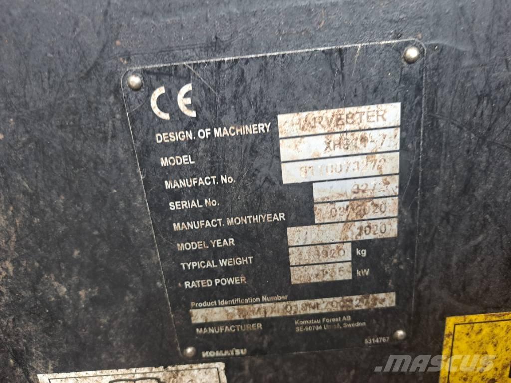 Komatsu 911 Harvesterid