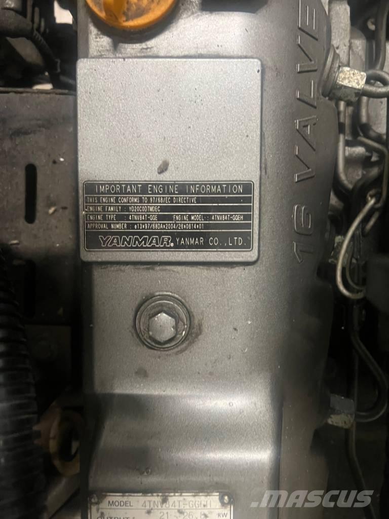 Yanmar 4TNV84T-GGEH Miniekskavaatorid < 7 t