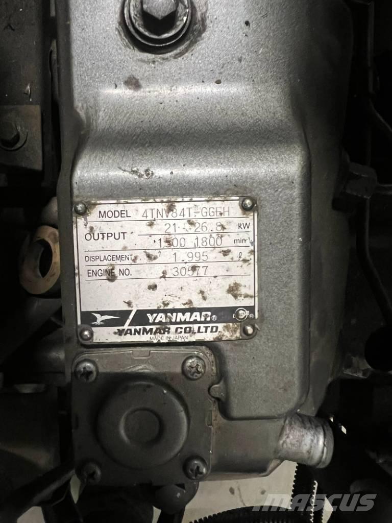 Yanmar 4TNV84T-GGEH Miniekskavaatorid < 7 t