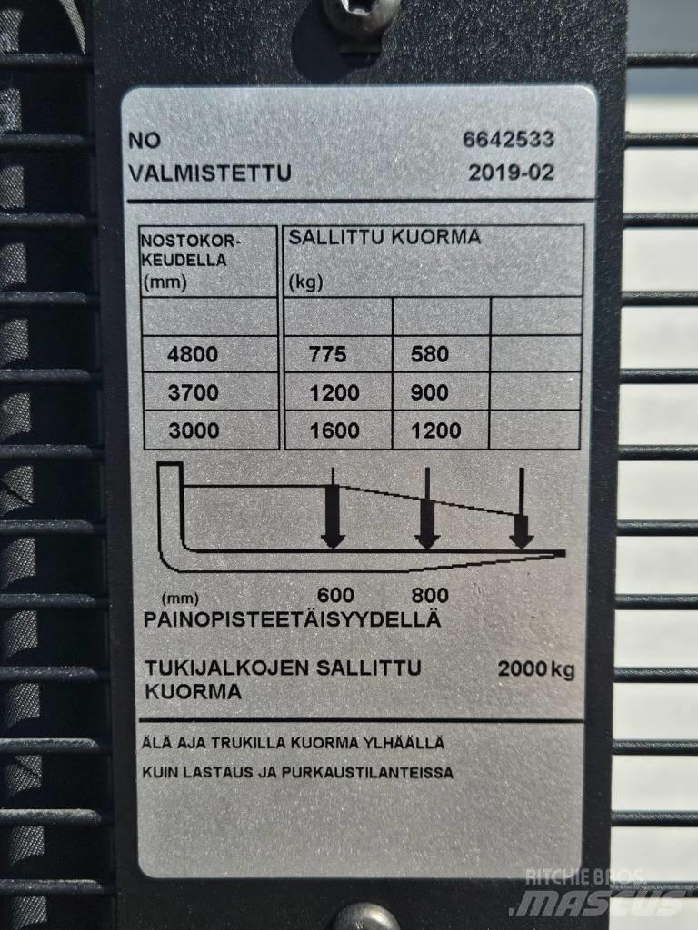 Toyota SPE 160 L Järelkäidavad virnastajad