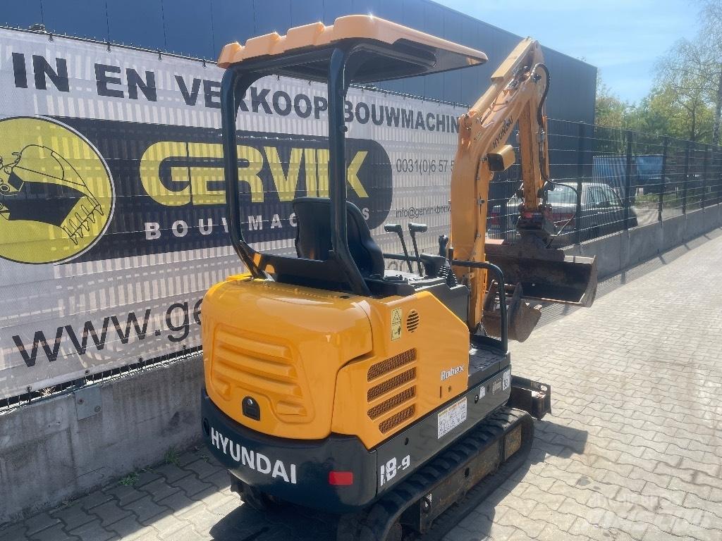 Hyundai 18-9 Miniekskavaatorid < 7 t