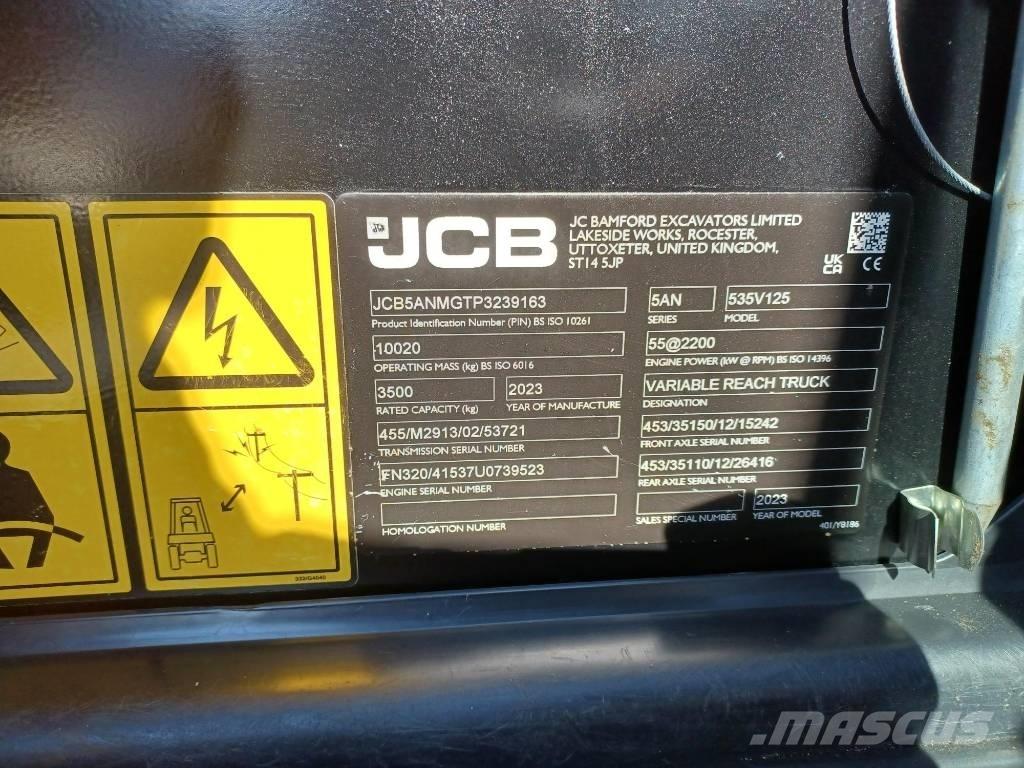 JCB 535-125 Teleskooplaadurid