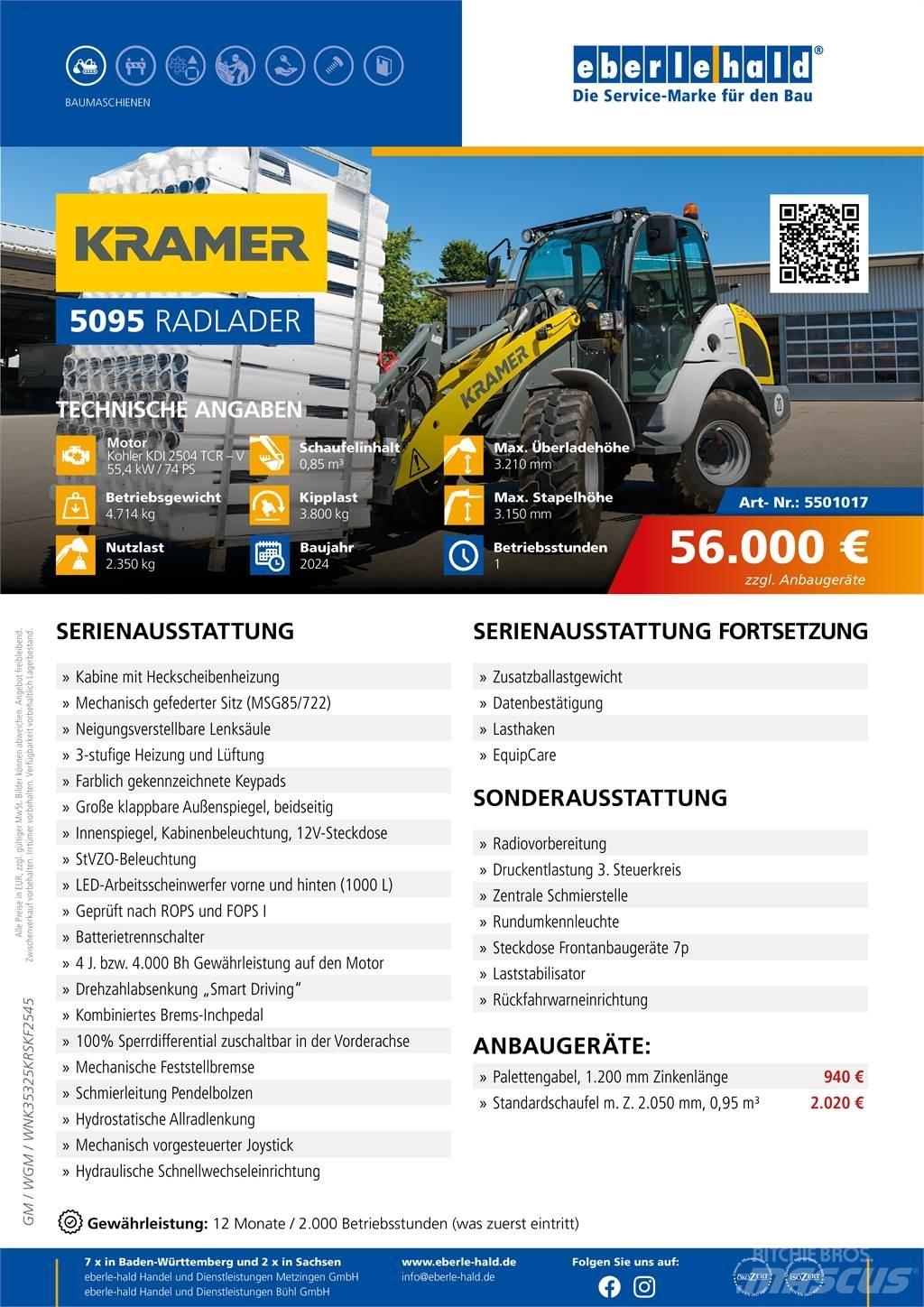 Kramer 5095 Rataslaadurid