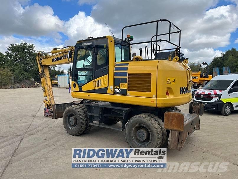 Komatsu PW 160-11 Ratasekskavaatorid