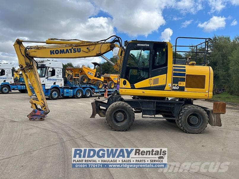 Komatsu PW 160-11 Ratasekskavaatorid