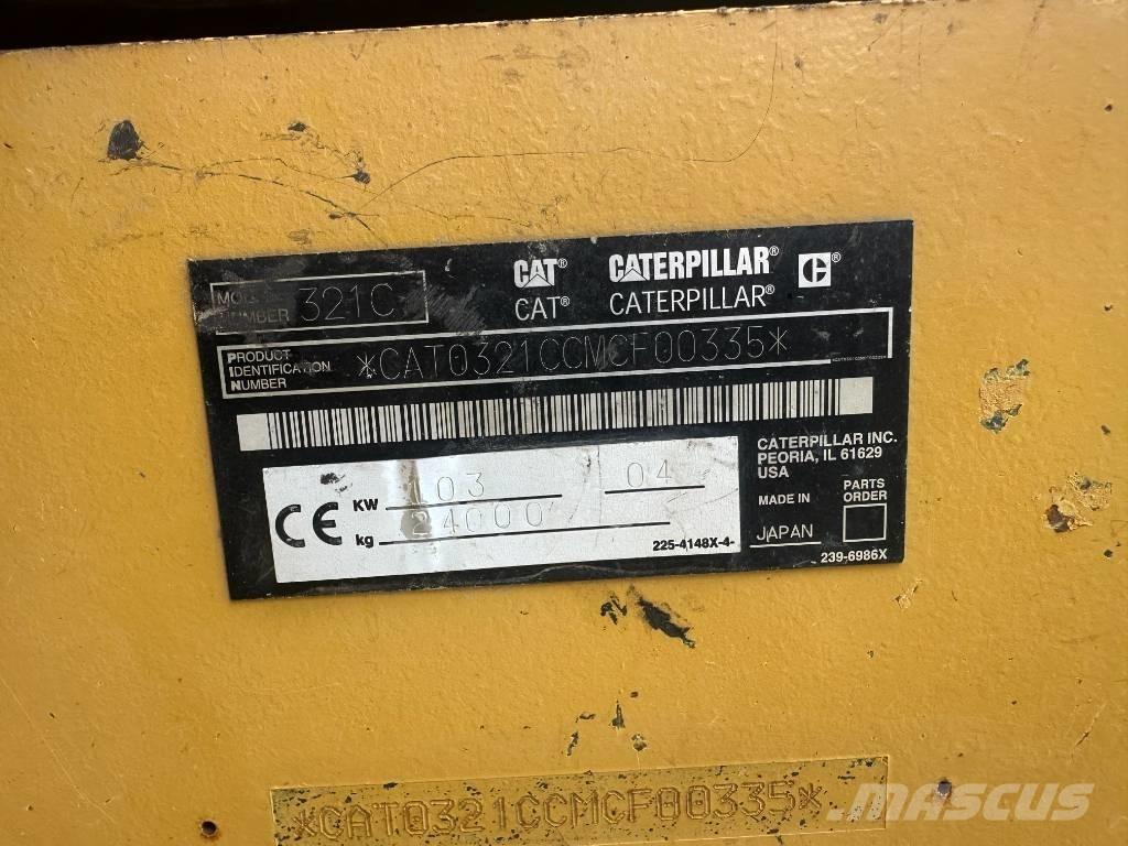 CAT 321 C Roomikekskavaatorid