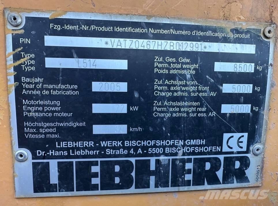 Liebherr L 514 Rataslaadurid