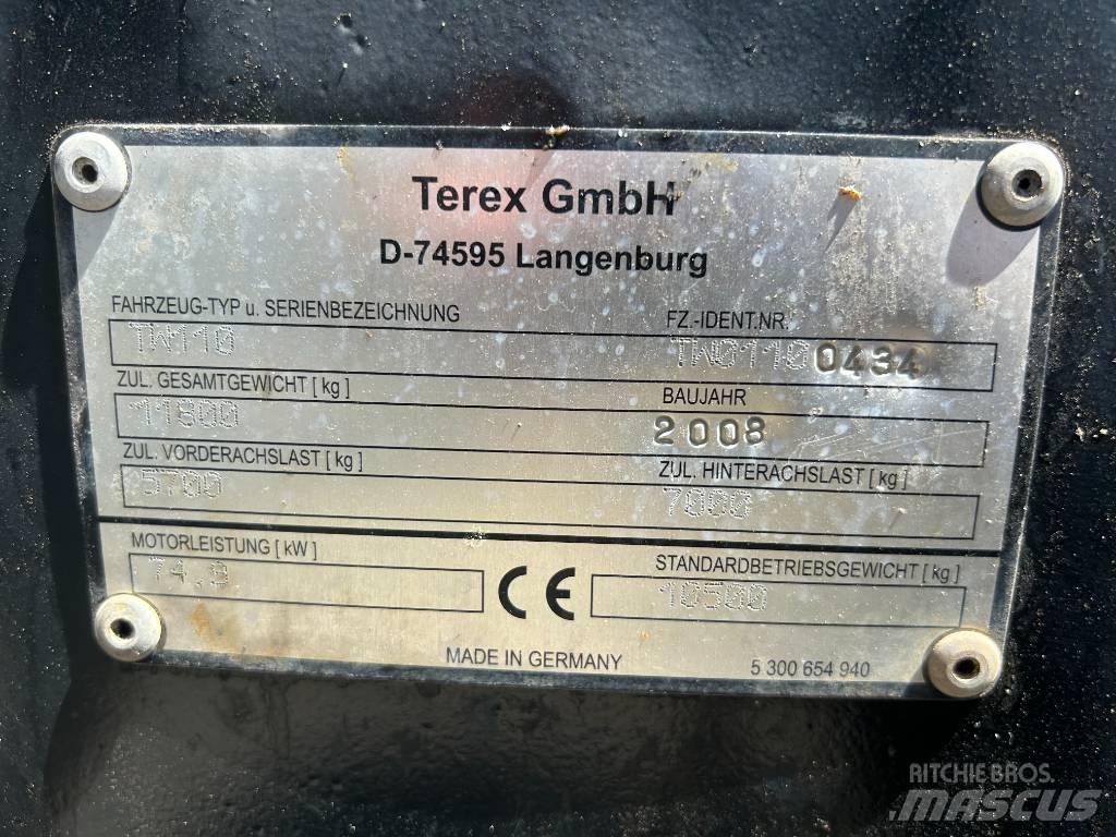 Terex TW 110 Ratasekskavaatorid