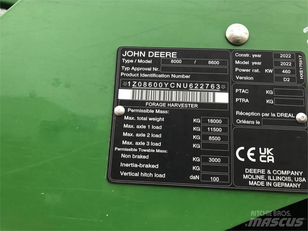 John Deere 8600 Silokombainid