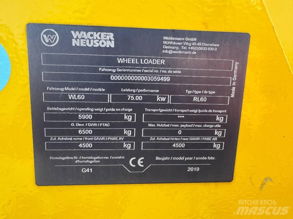 Wacker Neuson WL60 Rataslaadurid