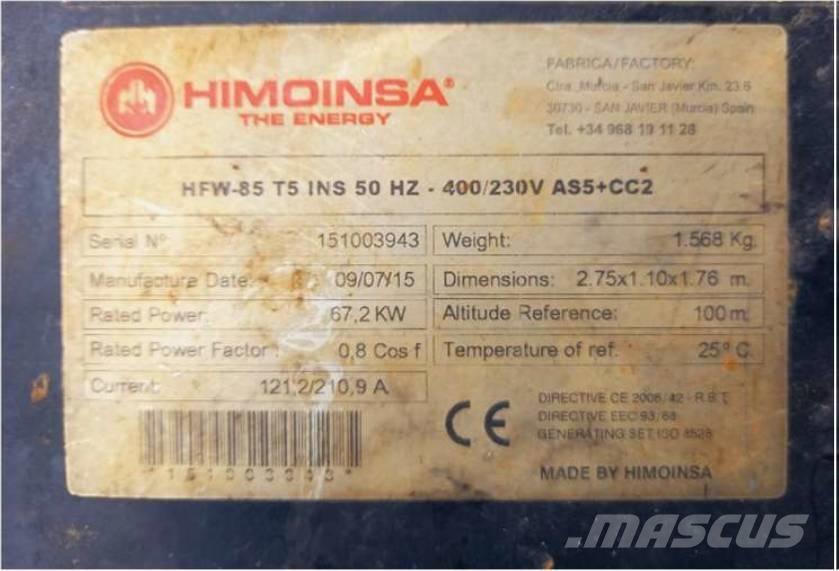 Himoinsa HFW 85 Muud generaatorid