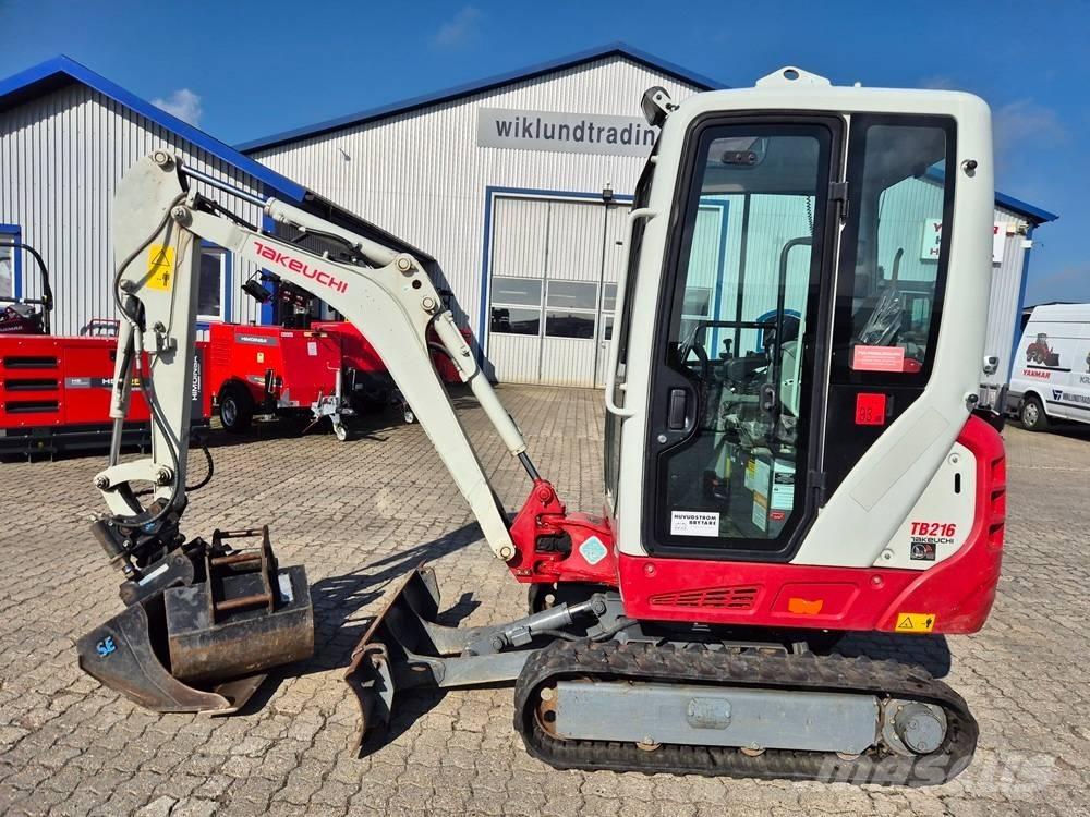 Takeuchi TB 216 Miniekskavaatorid < 7 t