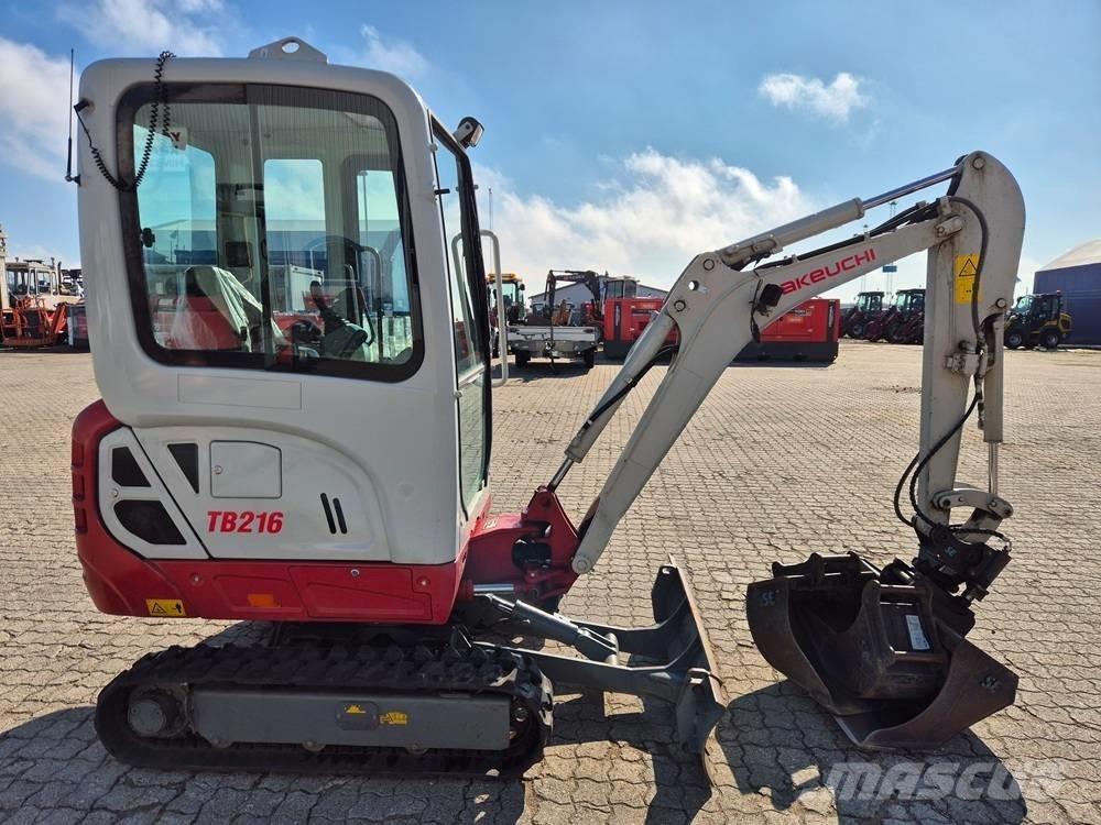 Takeuchi TB 216 Miniekskavaatorid < 7 t