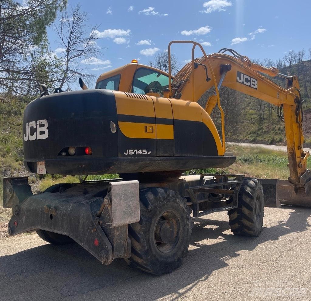 JCB JS 145 W Ratasekskavaatorid