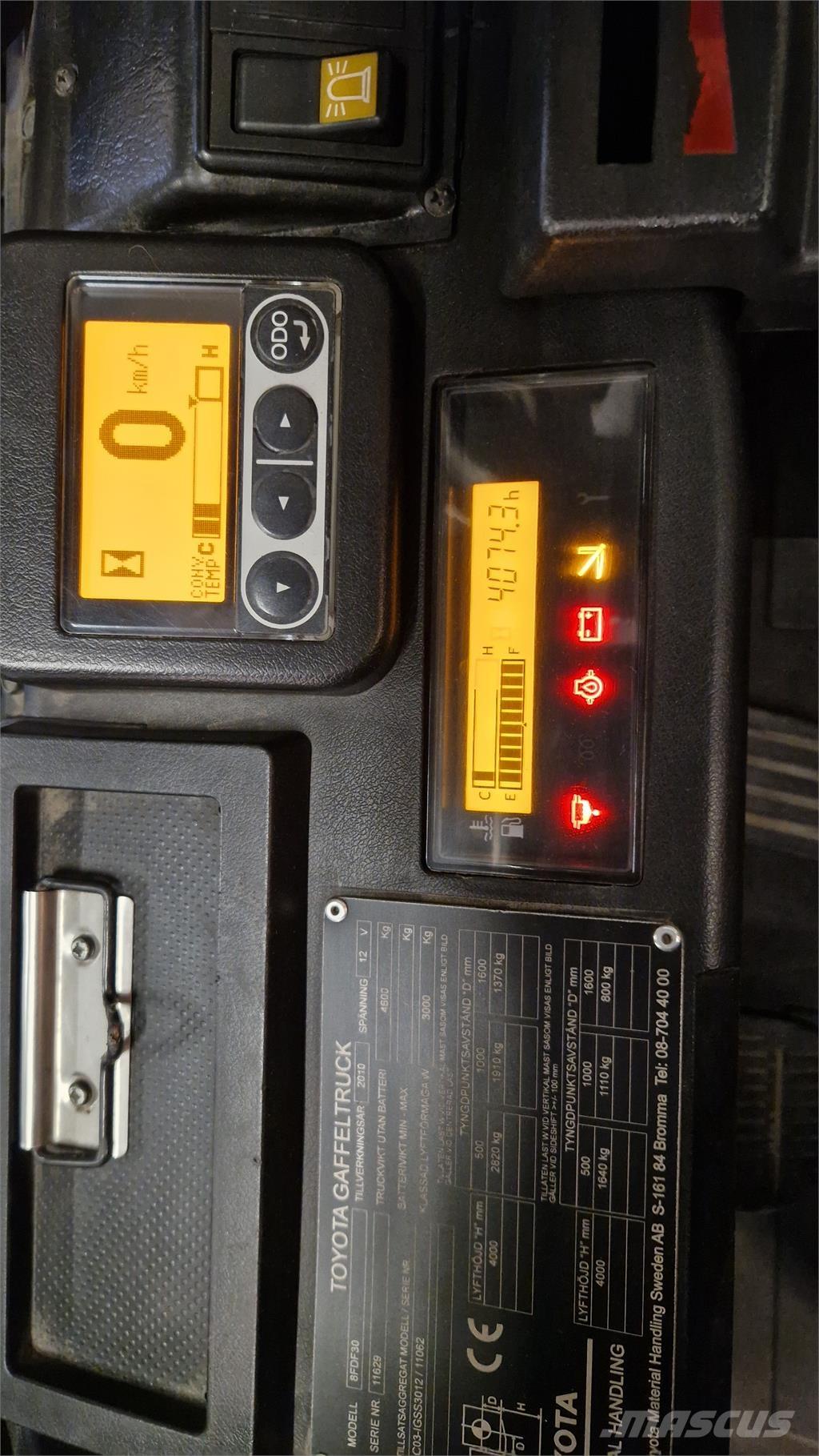 Toyota 8FDF30 Diiseltõstukid