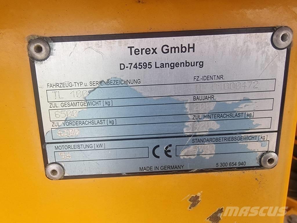 Terex TL 100 Rataslaadurid