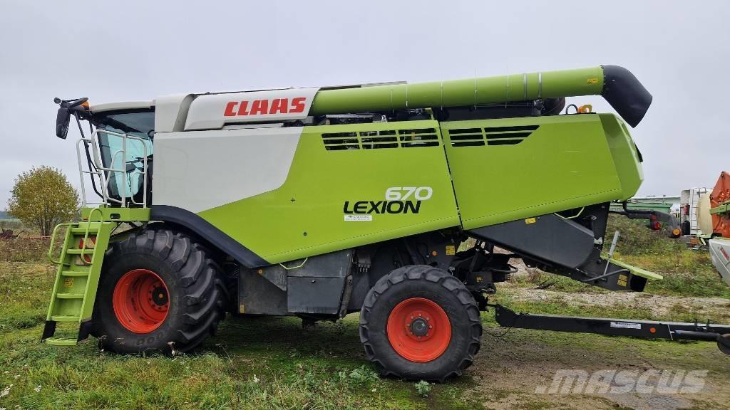 CLAAS Lexion 670 Teraviljakombainid