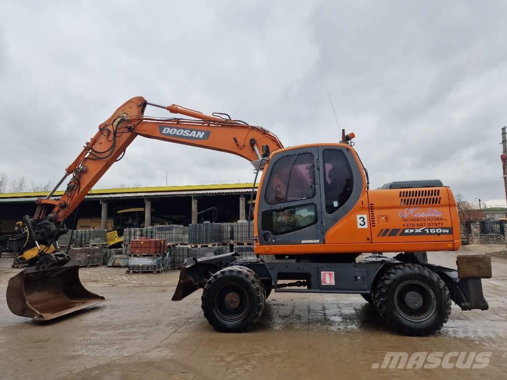 Doosan DX 160 W Ratasekskavaatorid