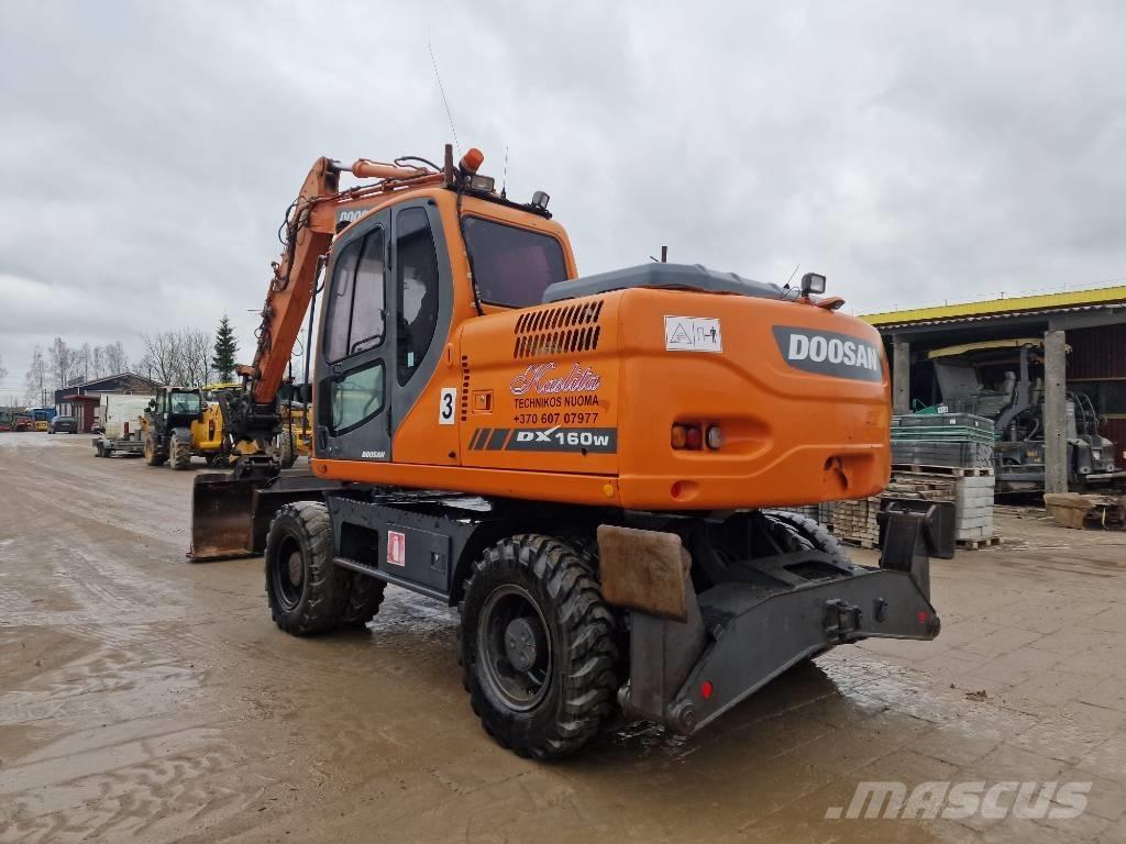 Doosan DX 160 W Ratasekskavaatorid