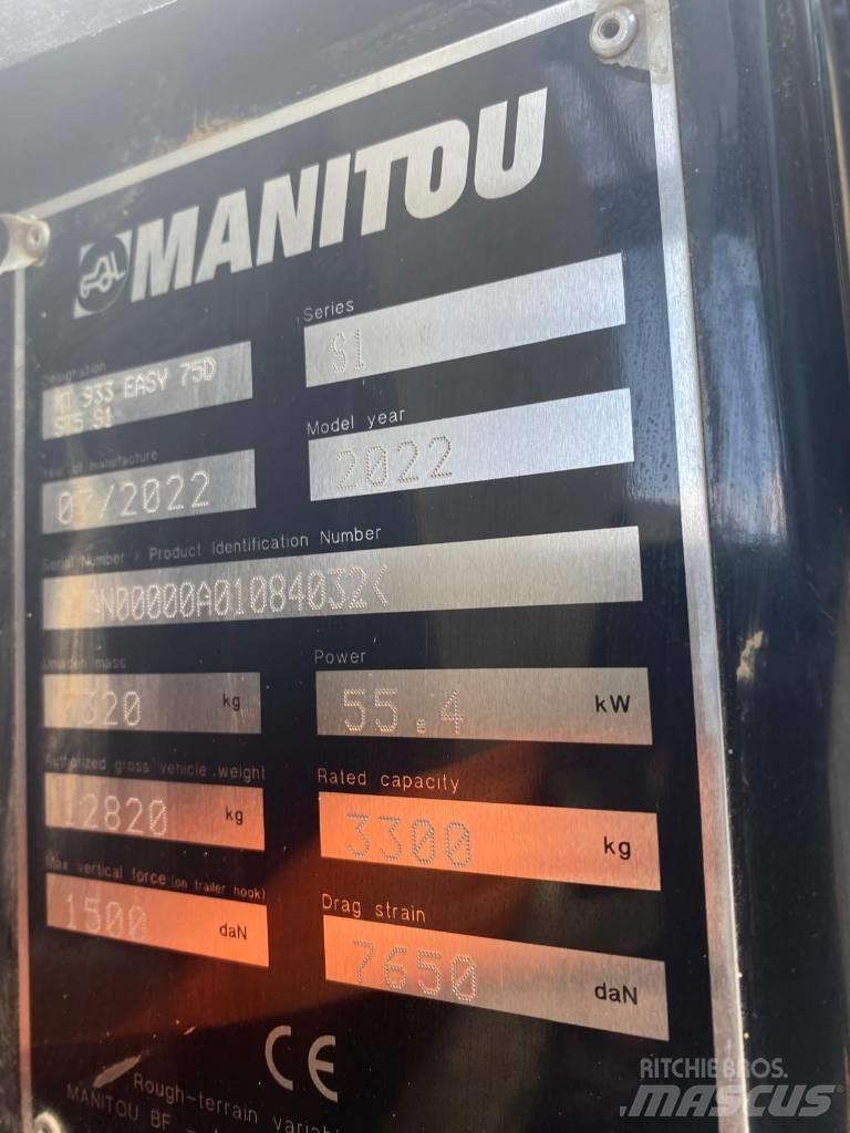 Manitou MT 933 Easy Teleskooplaadurid