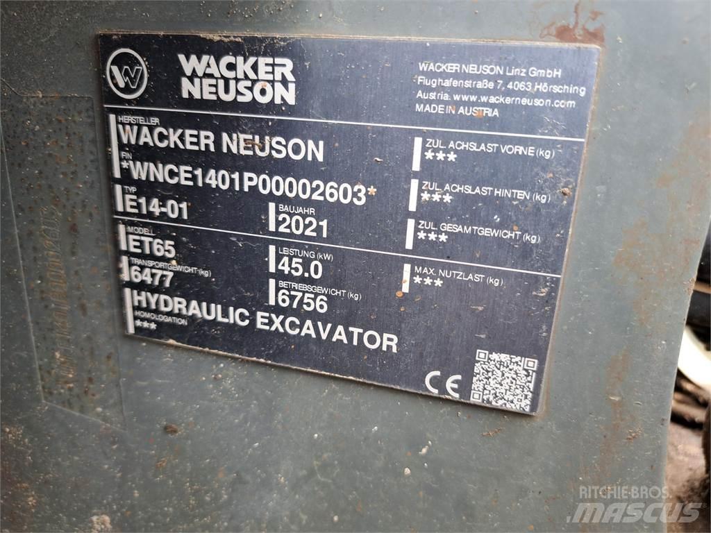 Wacker Neuson ET65 Roomikekskavaatorid