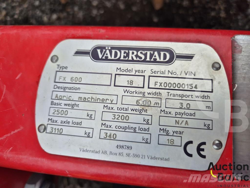 Väderstad FX 600 Kultivaatorid
