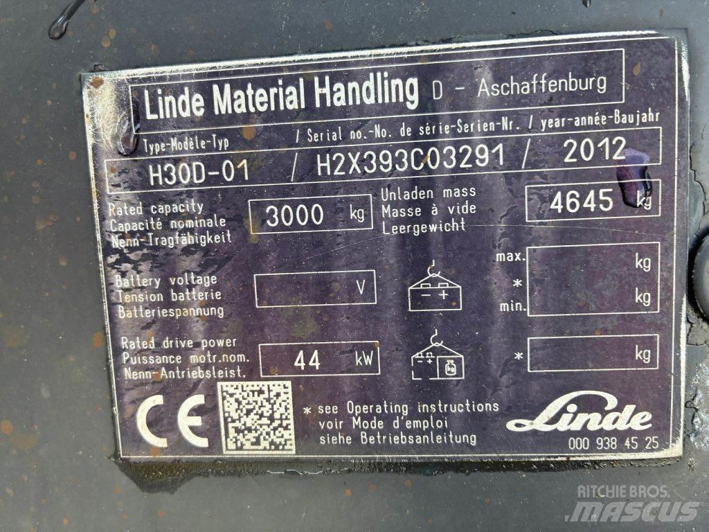 Linde H 30D01 Diiseltõstukid